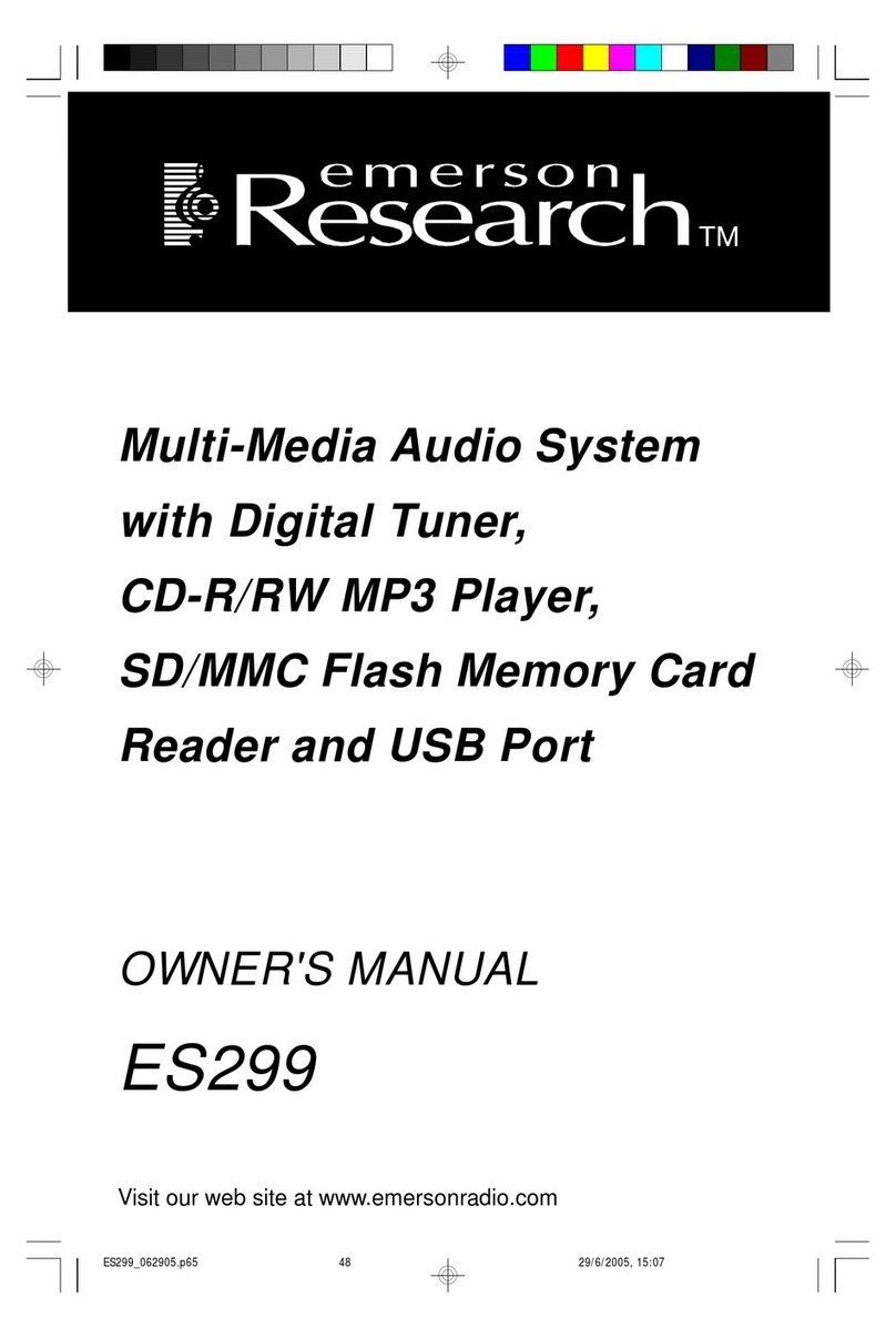 Emerson Research ES299 User manual
