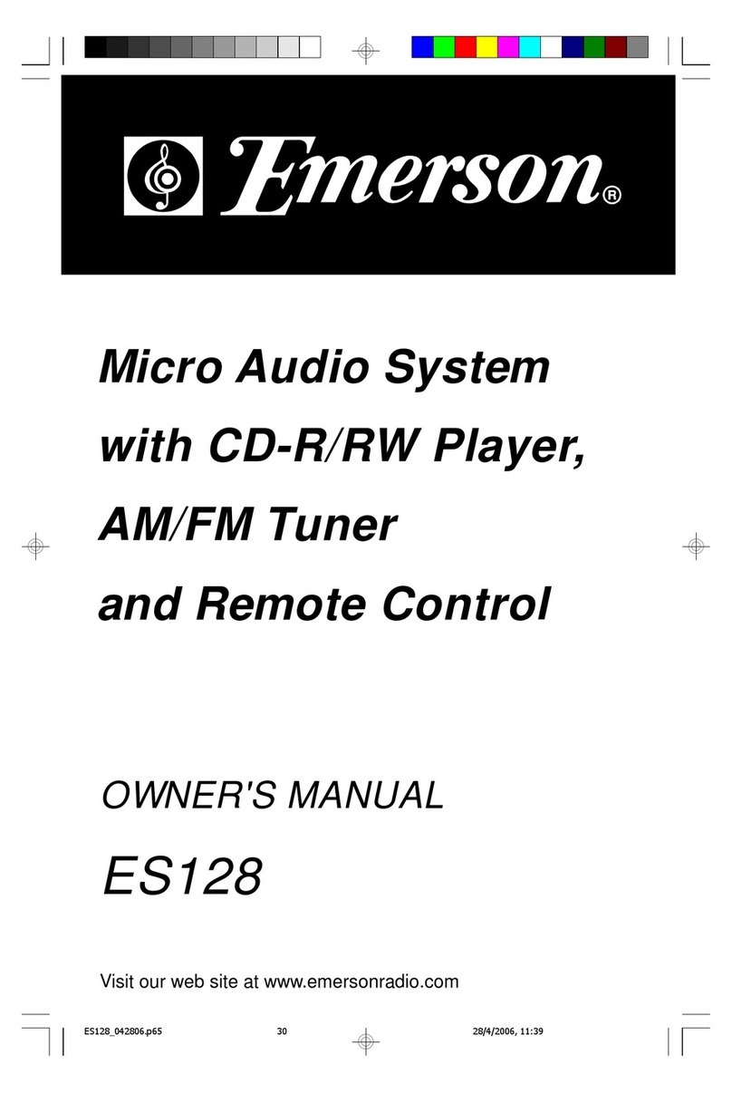 Emerson ES128 owner's manual