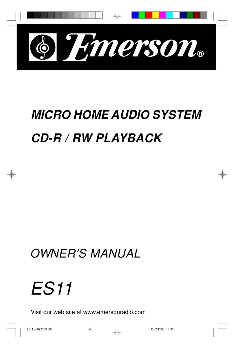 Emerson ES11 User manual