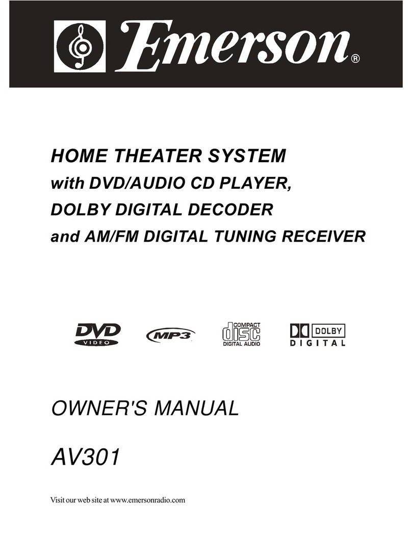Emerson AV301 owner's manual