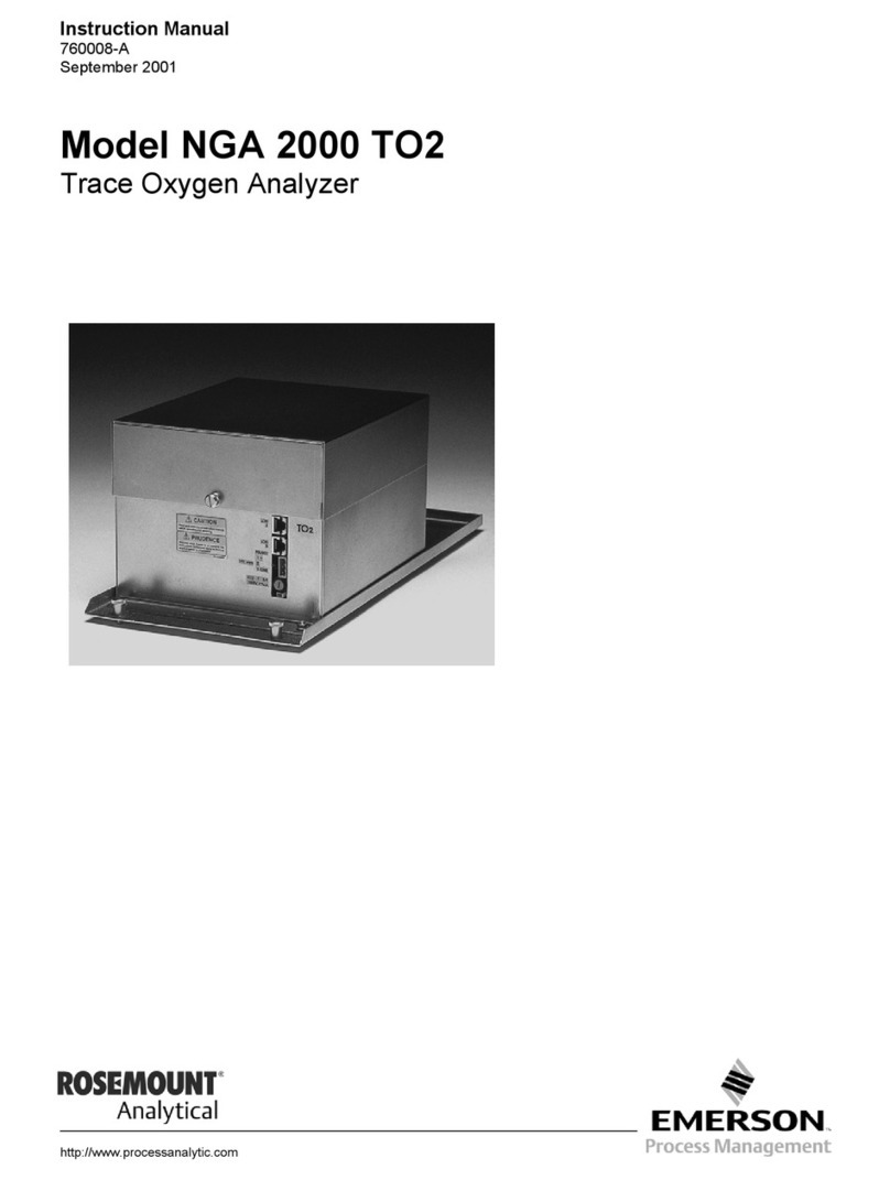 Emerson NGA 2000 TO2 User manual