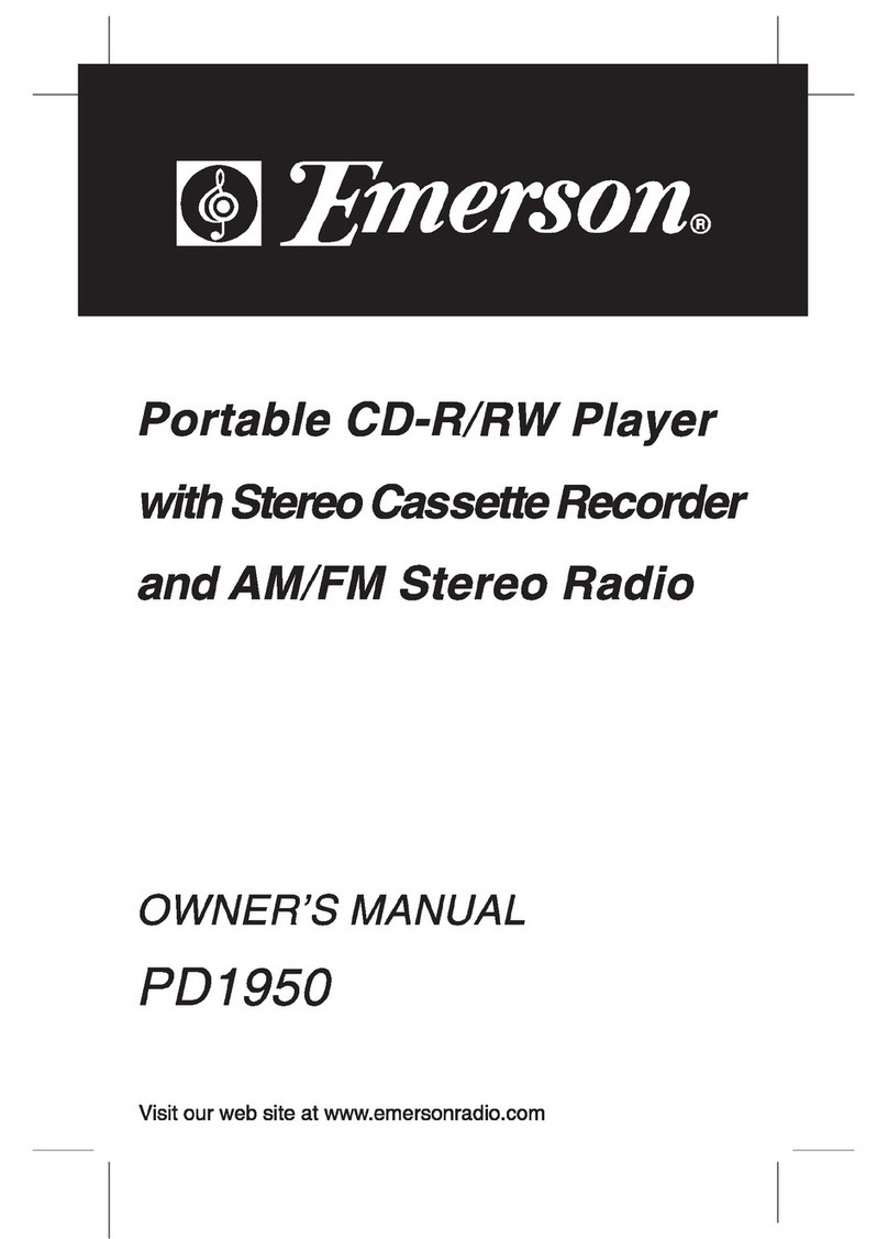 Emerson PD1950 User manual