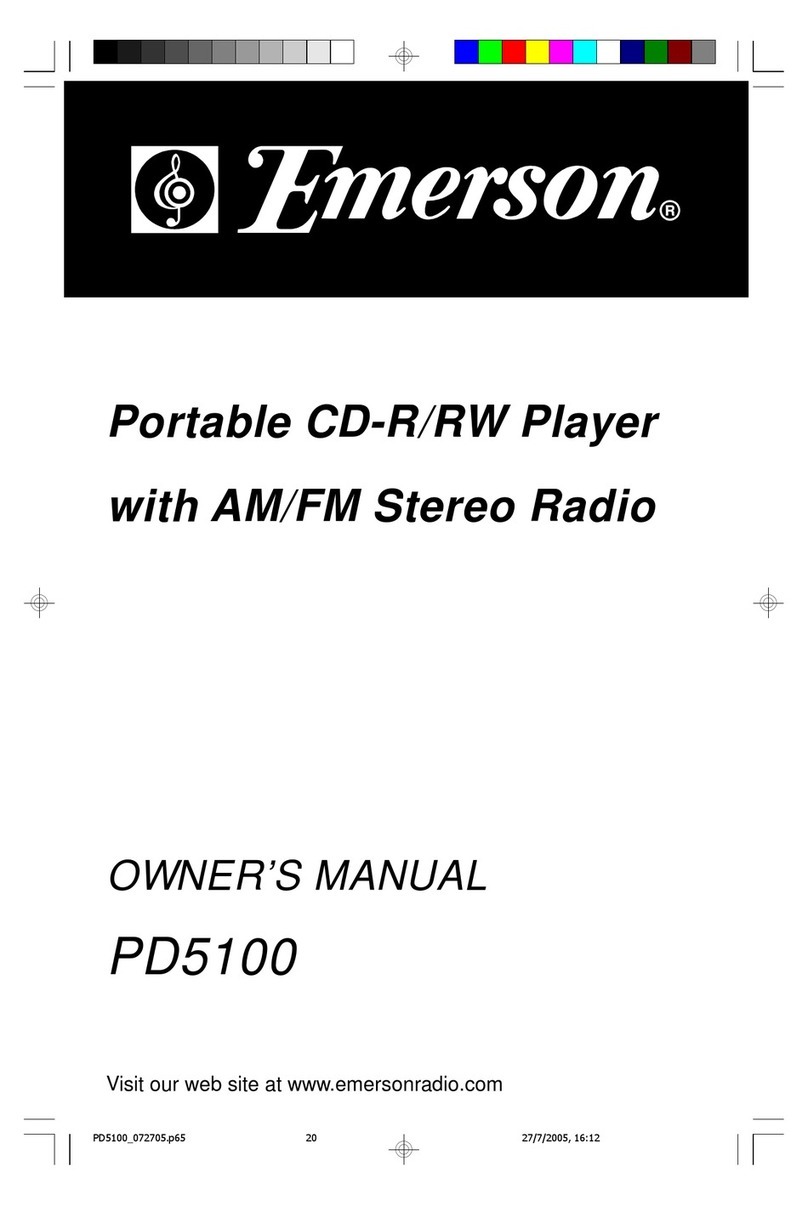 Emerson PD5100 User manual