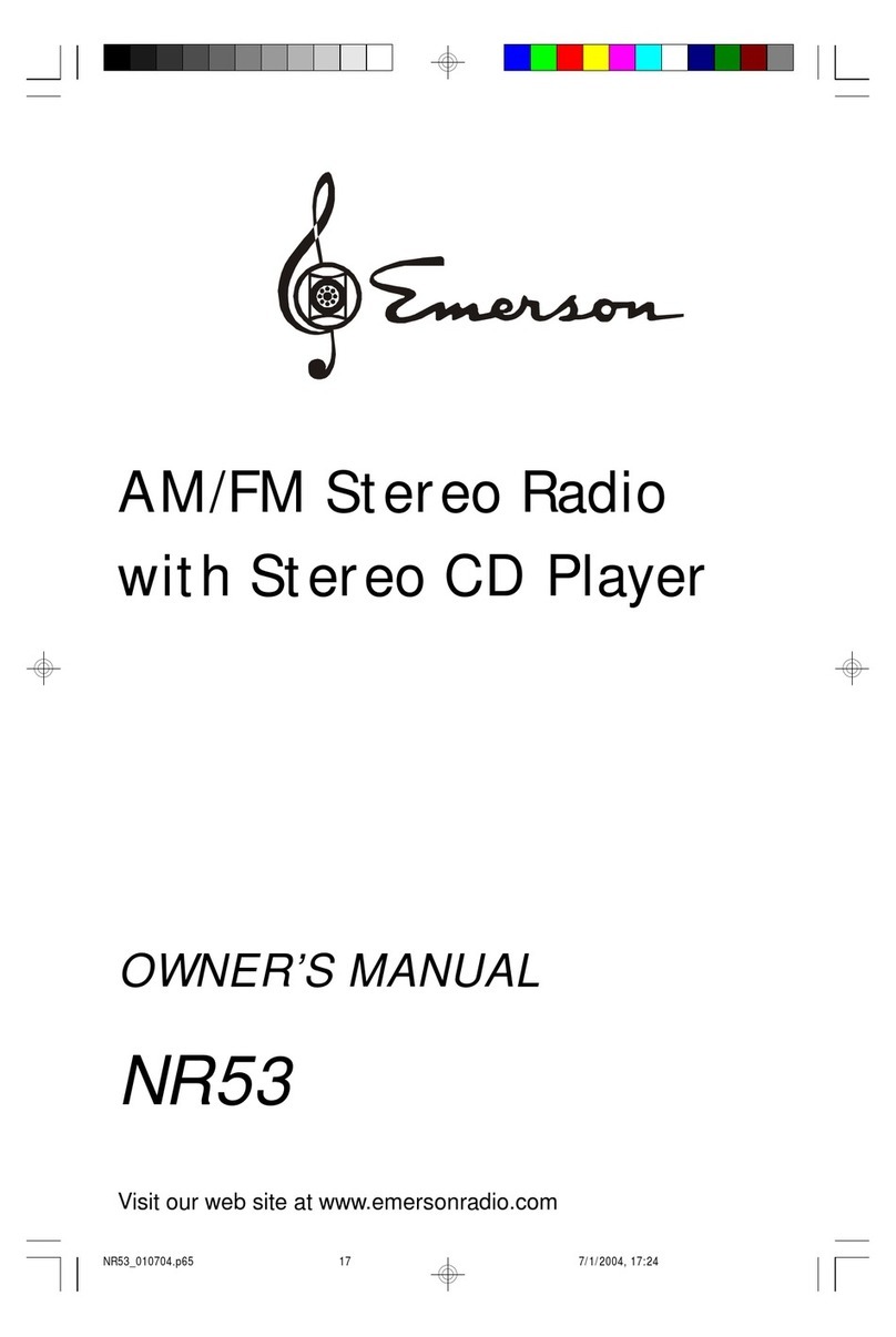 Emerson NR53 owner's manual