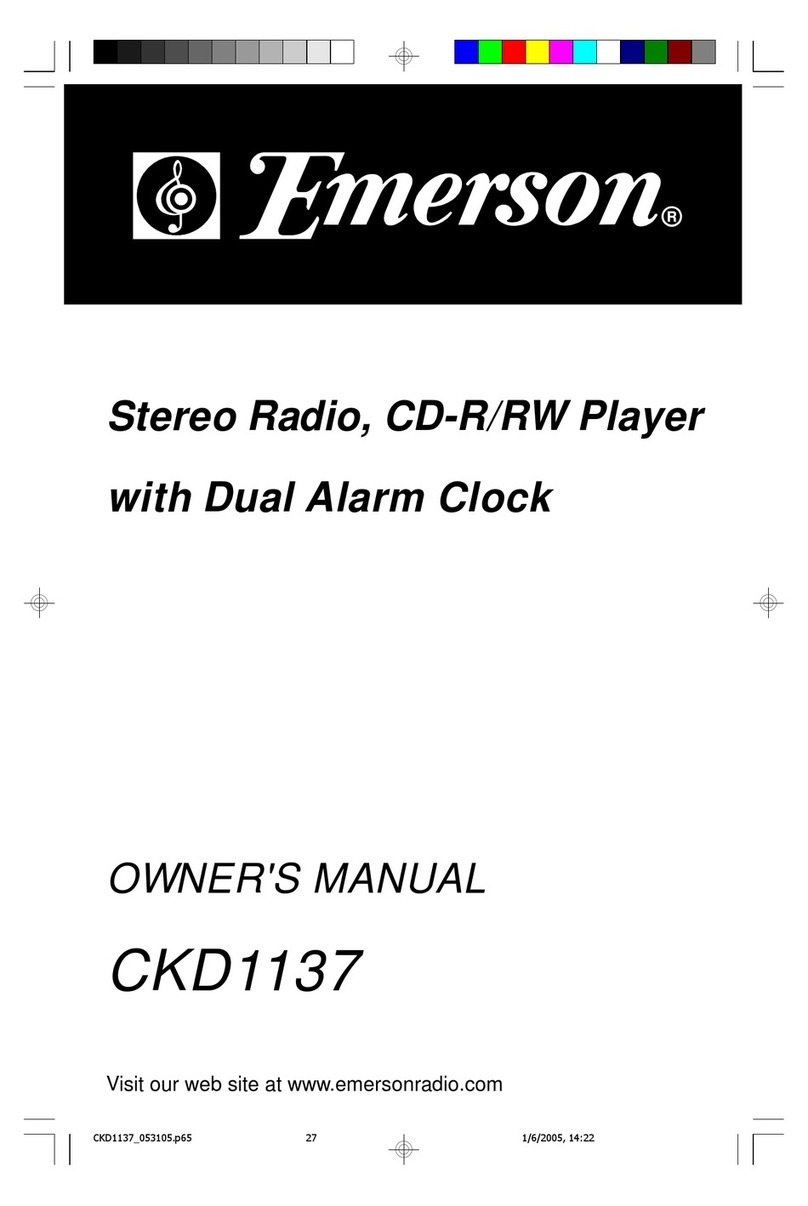 Emerson CKD1137 User manual