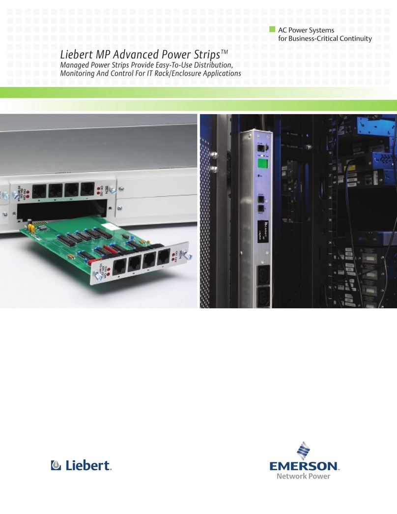 Emerson Libert AC Power System User manual Emerson Libert AC Power System User manual