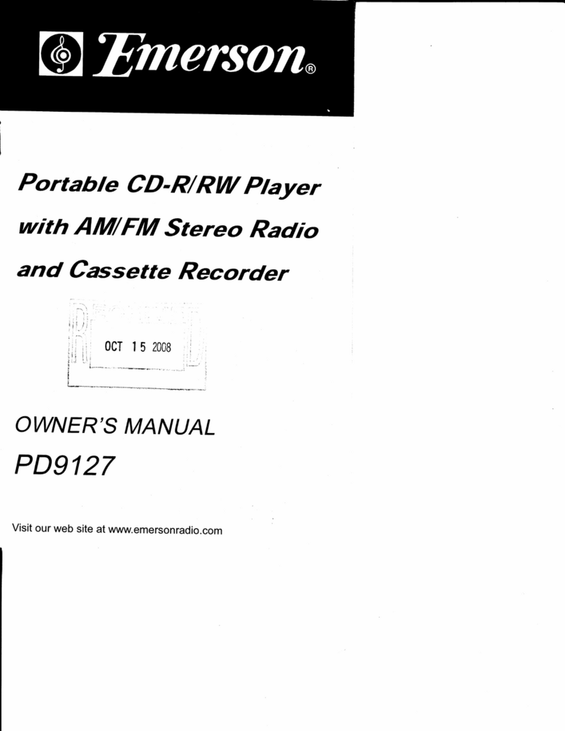 Emerson PD9127 User manual