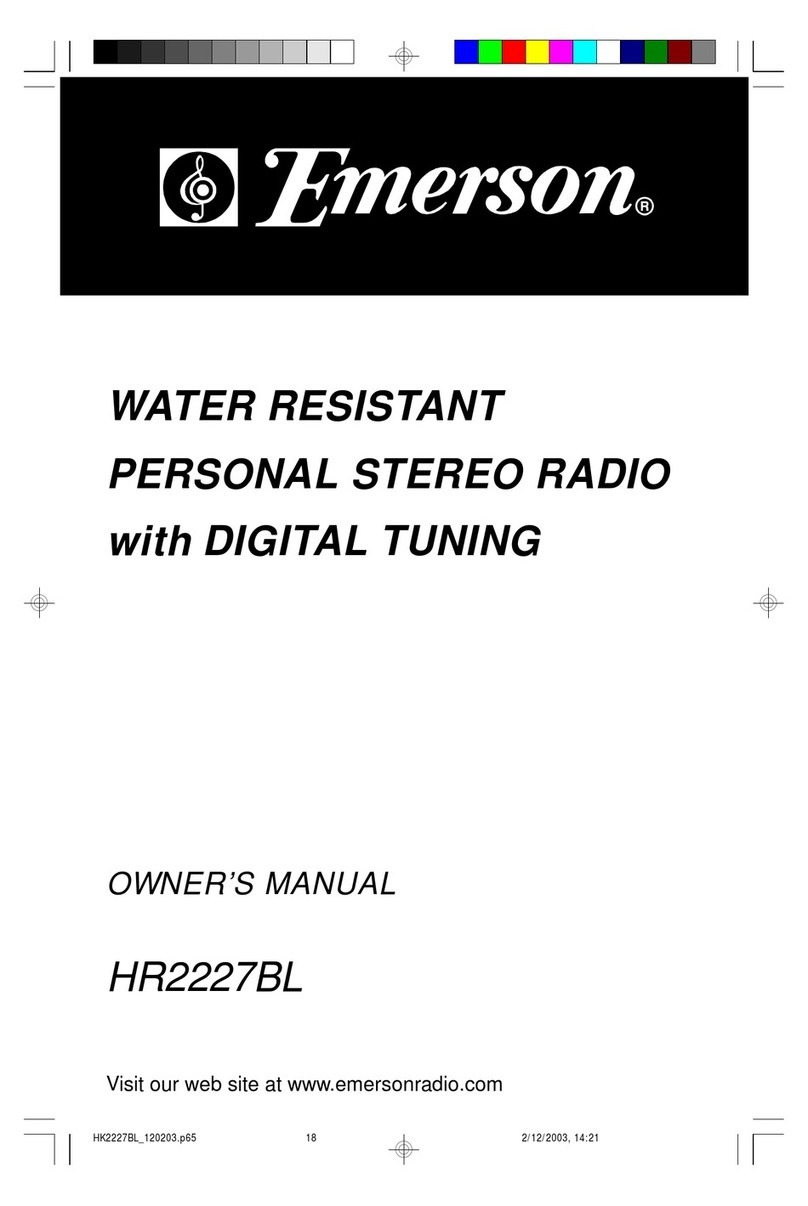 Emerson HR2227BL User manual
