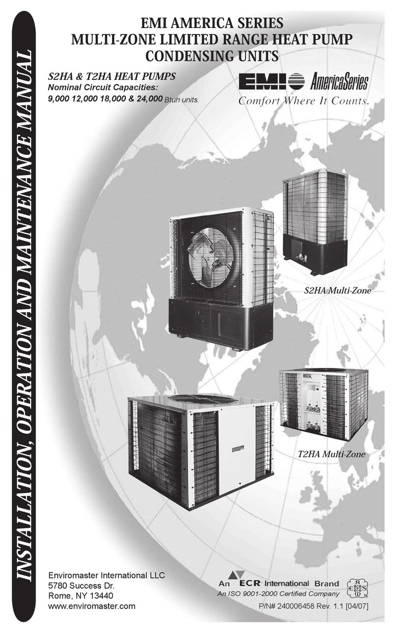 EMI S2HA Installation, operation and maintenance manual