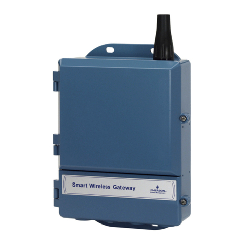 Emerson Smart Wireless Gateway 1420 User manual
