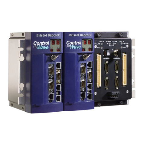 Emerson Bristol ControlWave PAC Redundancy Operating and safety instructions