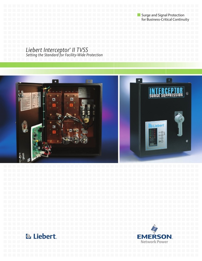 Emerson Interceptor II TVSS Specifications