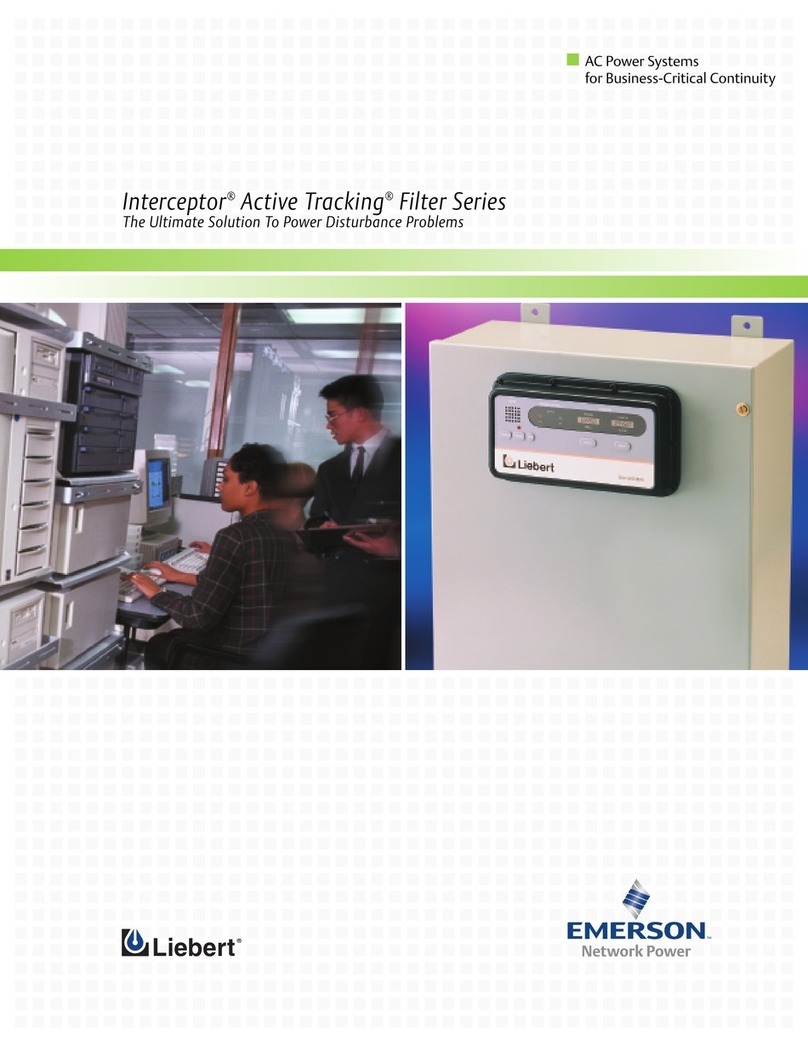 Liebert Active Tracking User manual