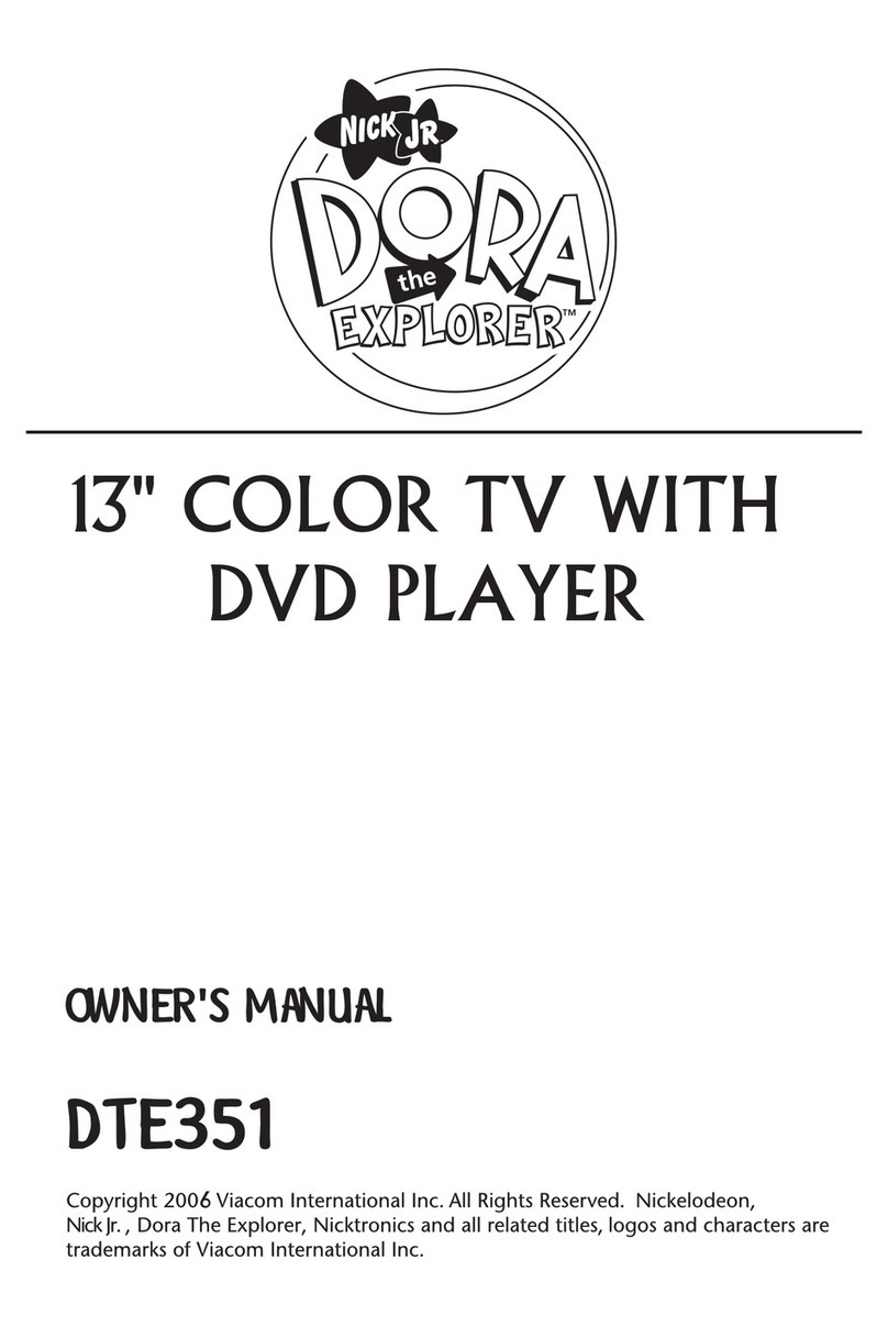 Emerson Dora the Explorer DTE351 owner's manual