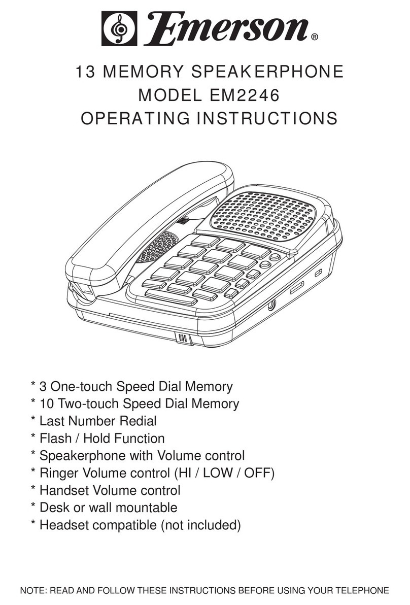 Emerson EM2246 operating instructions