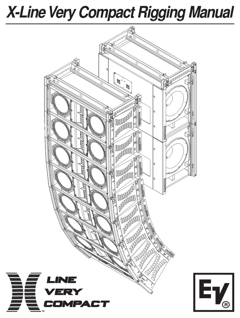 Electro-Voice X-Line Very Compact (XLVC) Rigging manual