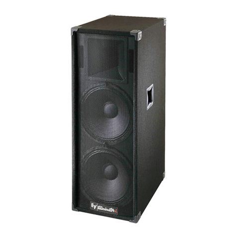 Electro-Voice Two-Way High-Output Stage System Eliminator... Specification sheet
