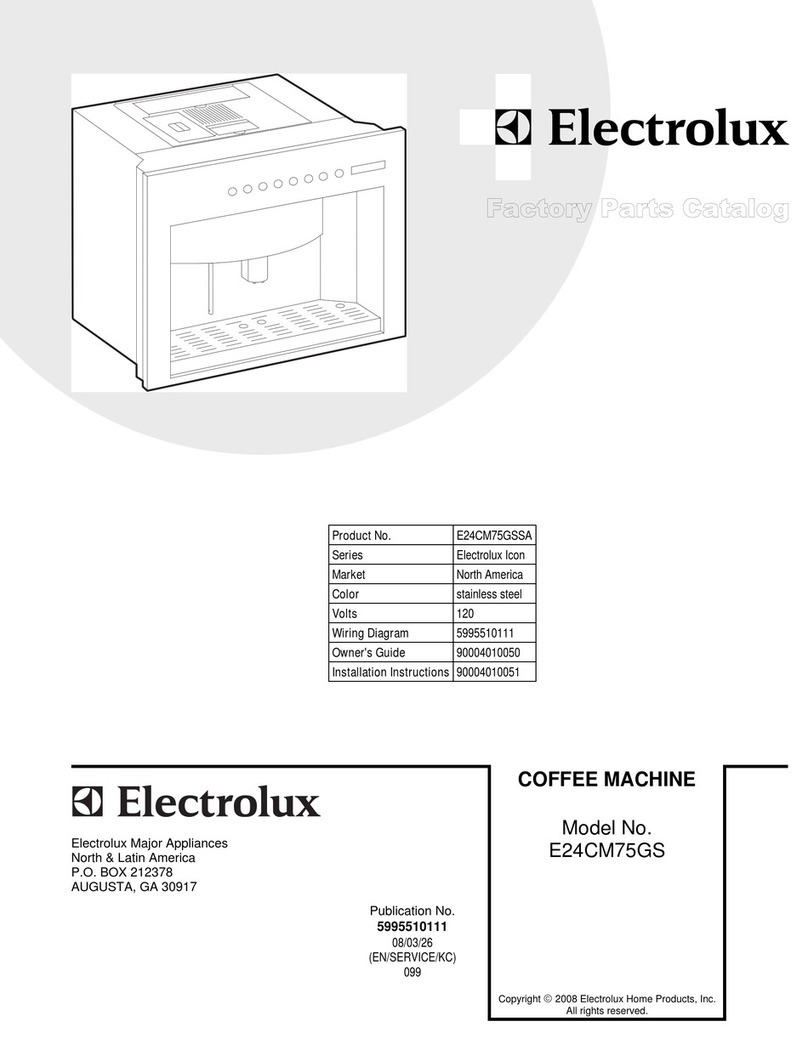 Electrolux E24CM75GS User manual