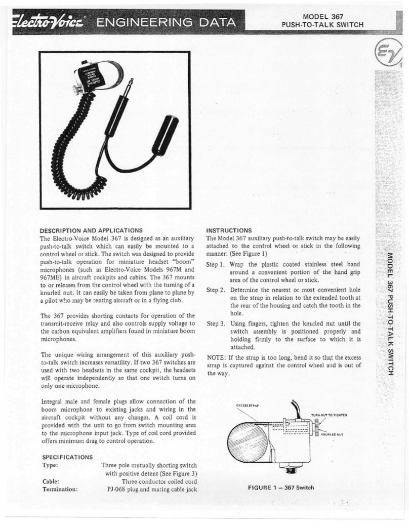 Electro-Voice 367 engineering data