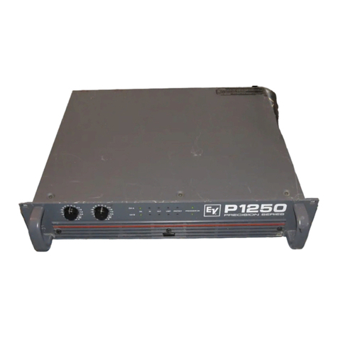 Electro-Voice Precision P1250 Brochure & specs