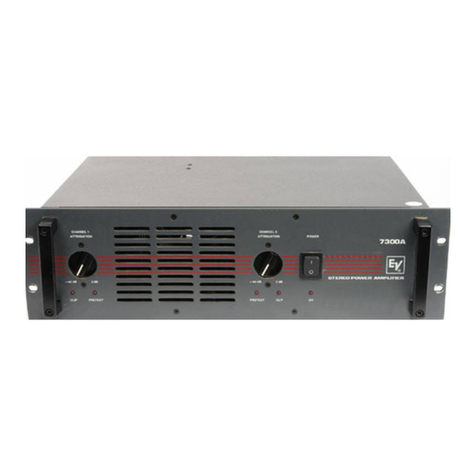Electro-Voice 7300A Owner's Operation and service manual
