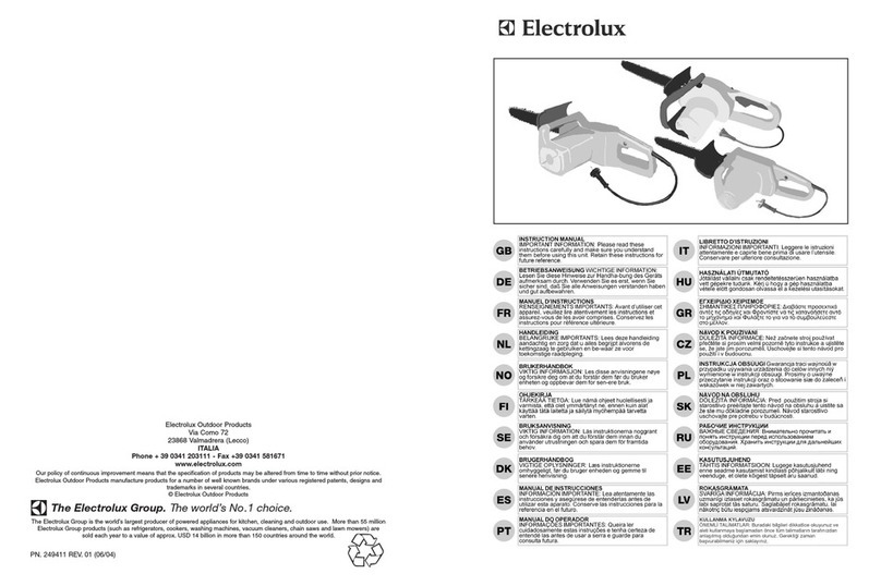 McCulloch Chain Saw User manual