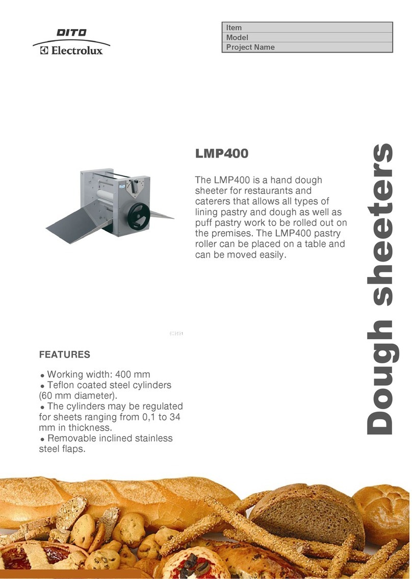 Electrolux Dito LMP400 Specifications