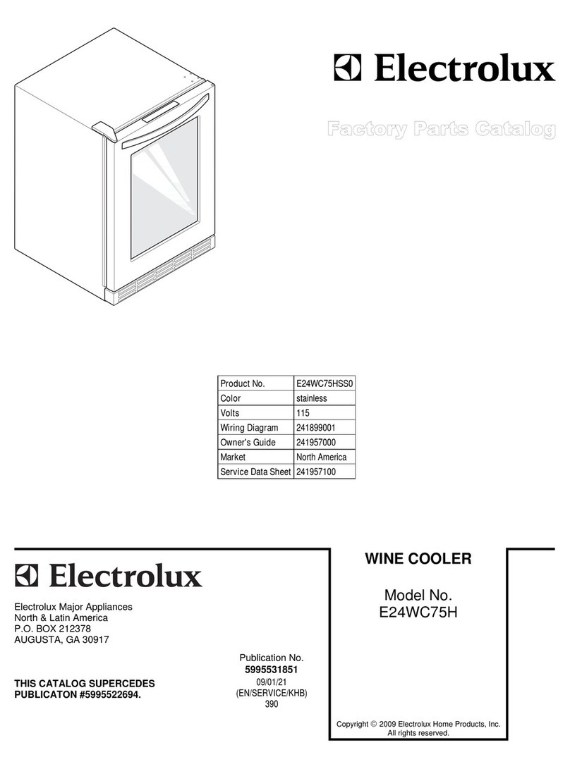 Electrolux E24WC75HSS0 Factory parts catalog