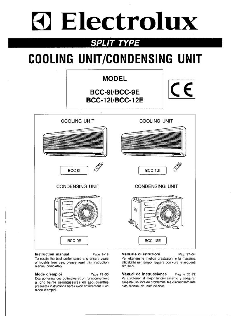 Electrolux BCC-12I User manual