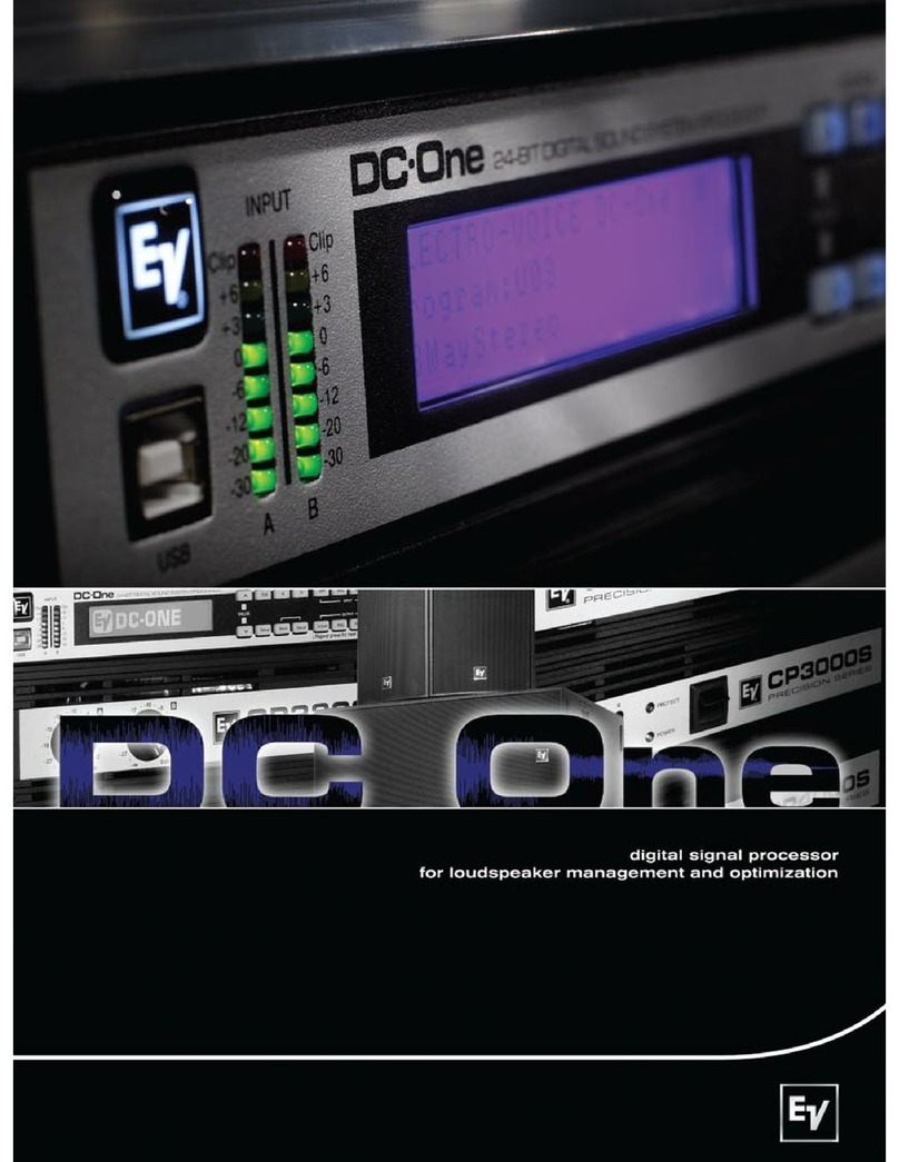 Electro-Voice DC-One Brochure & specs