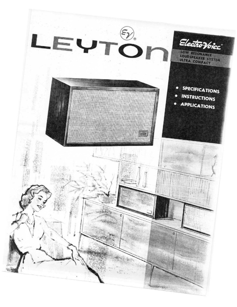 Electro-Voice Leyton User manual