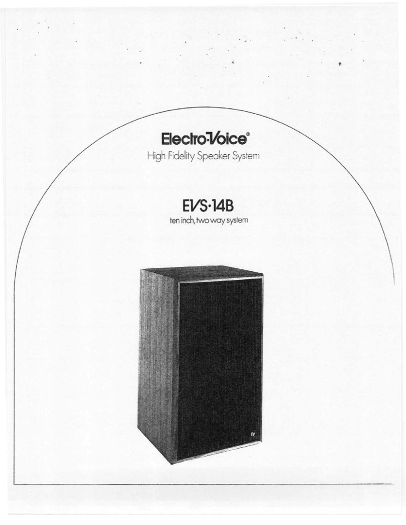 Electro-Voice EVS-14B User manual Electro-Voice EVS-14B User manual