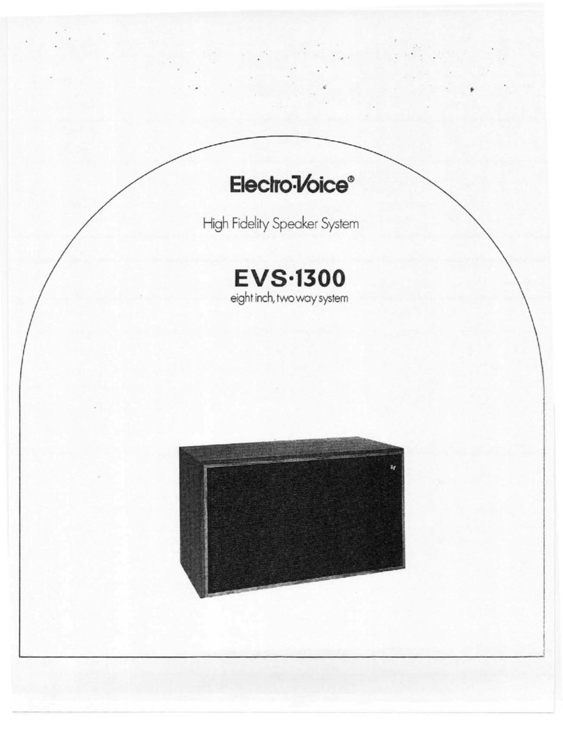 Electro-Voice EVS-1300 Specifications