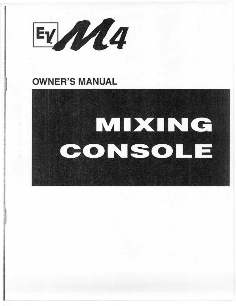Electro-Voice M4 owner's manual