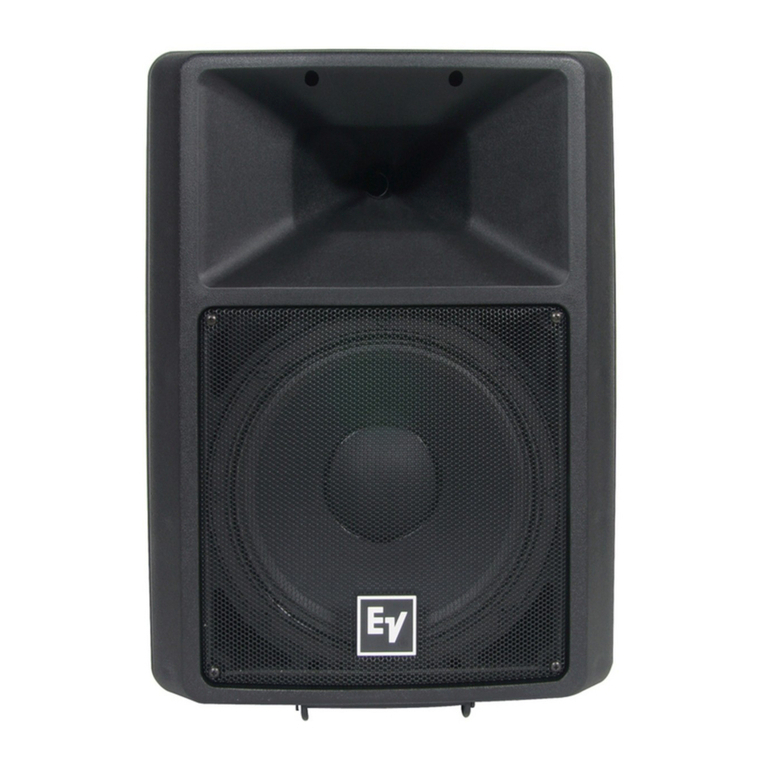 Electro-Voice Sx200 Specification sheet