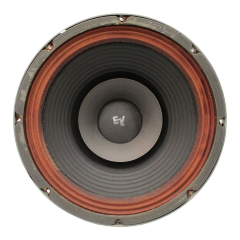 Electro-Voice SP12C User manual