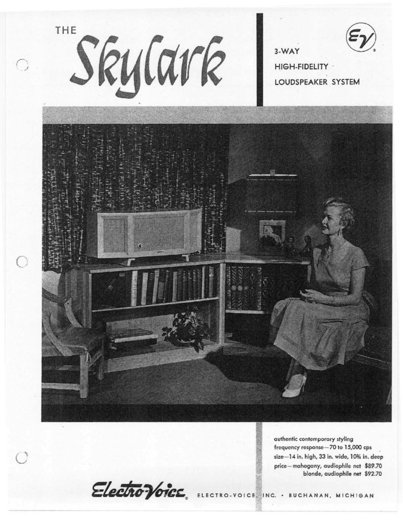 Electro-Voice Skylark brochure