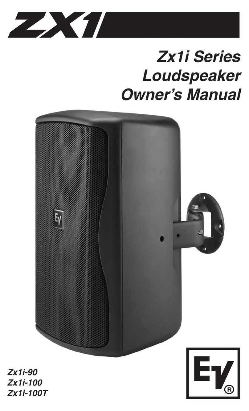 Electro-Voice Zx1i-100 owner's manual