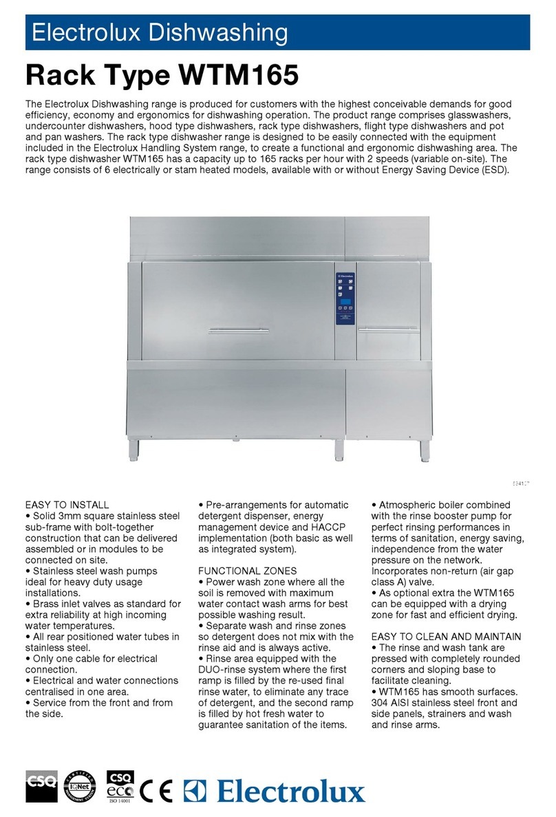 Electrolux WTM165ERA Brochure & specs