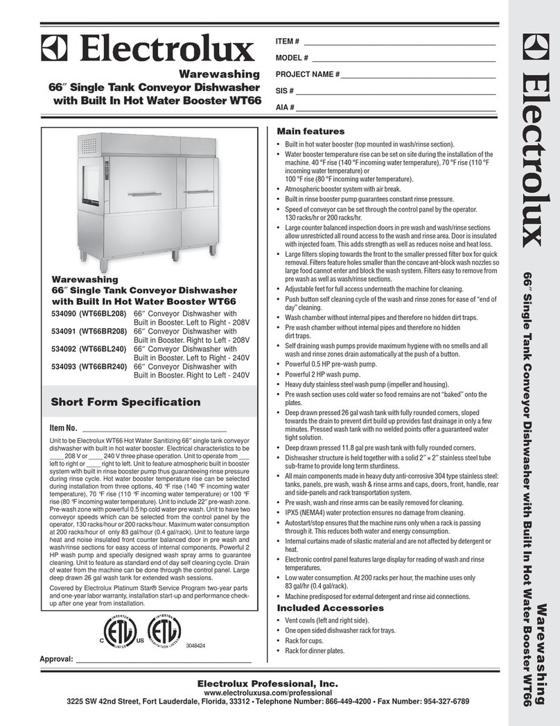 Electrolux 66 User manual