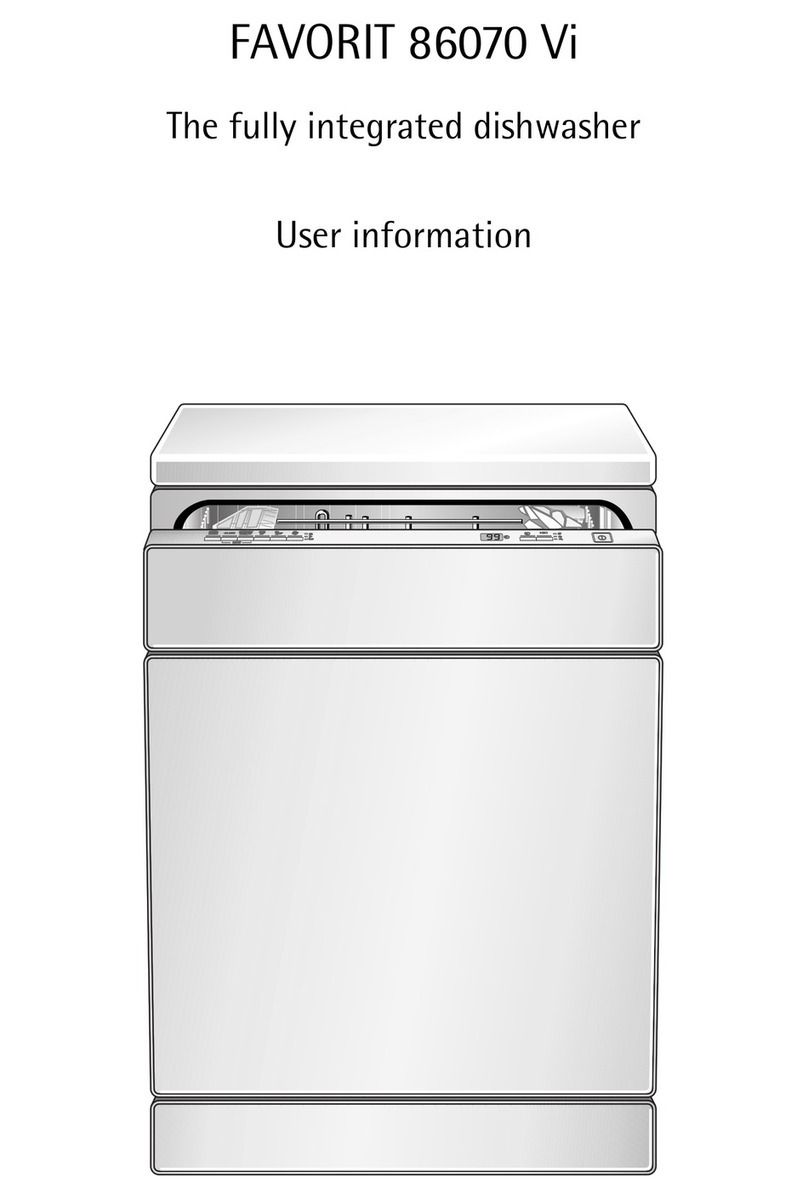 AEG FAVORIT 86070 VI User information