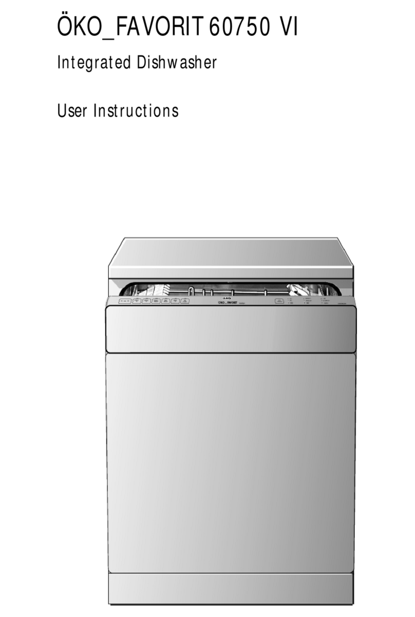 AEG OKO FAVORIT 60750 VI User manual AEG OKO FAVORIT 60750 VI User manual