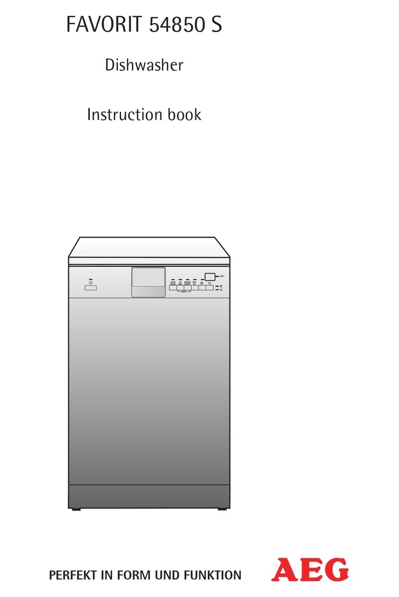 AEG FAVORIT 54850 S Instruction book
