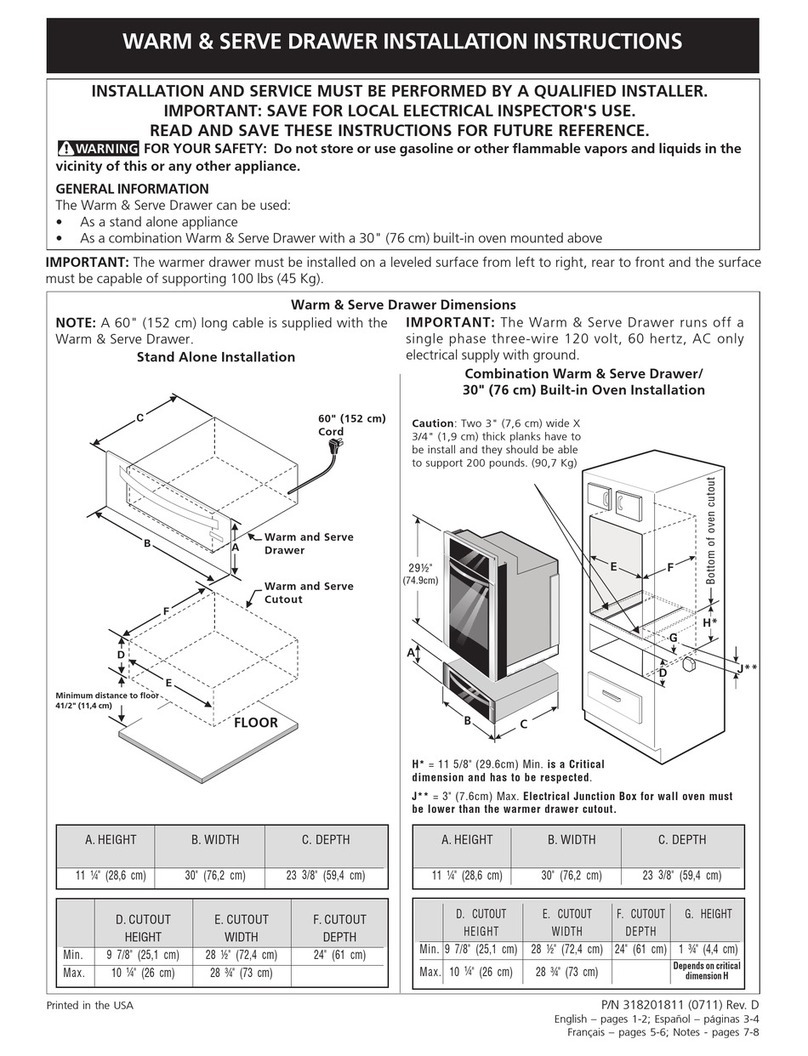 Electrolux 318201811 User manual