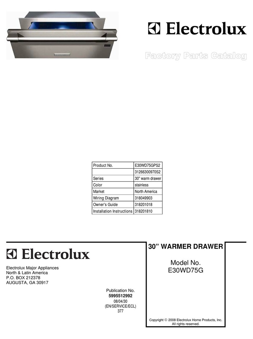 Electrolux 31266300970S2 Factory parts catalog