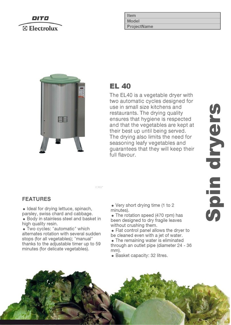 Electrolux Dito 601837 User manual