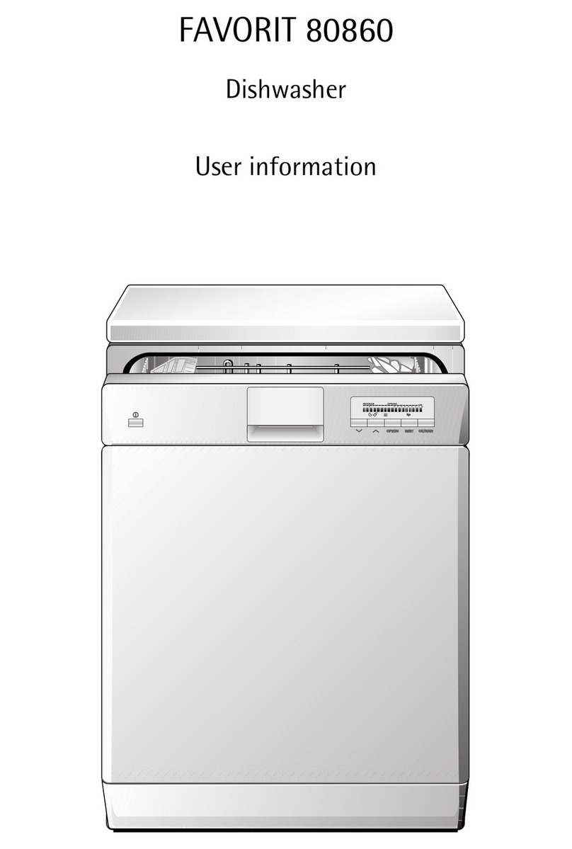AEG FAVORIT 80860 i User information