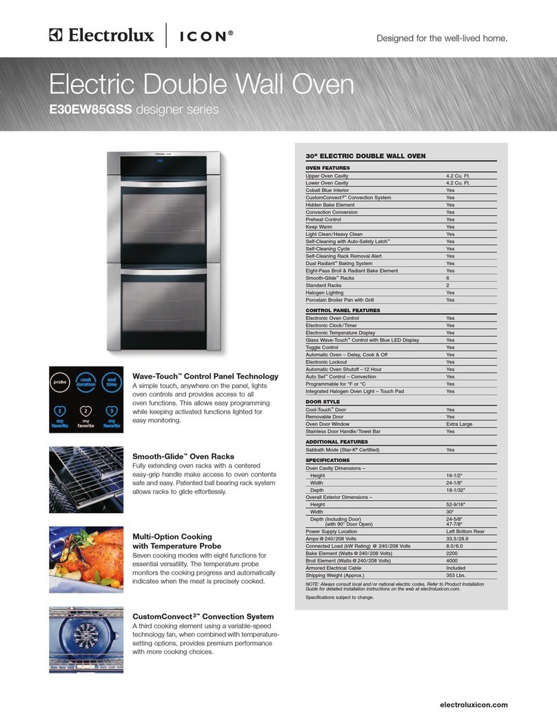 Electrolux E30EW85GSS User manual