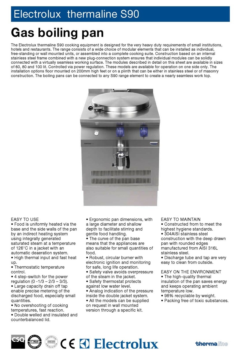 Electrolux thermaline S90 Specifications