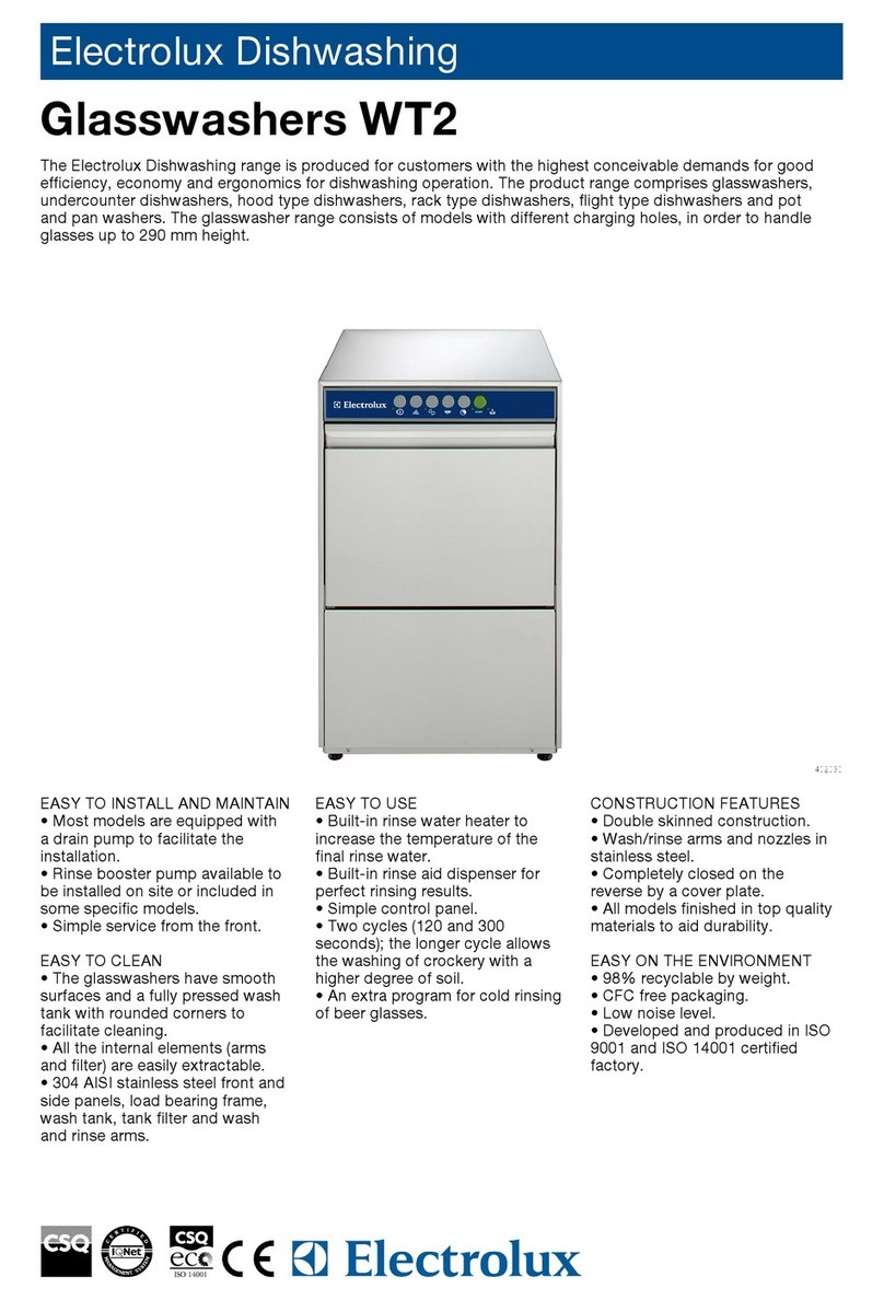 Electrolux WT2 Brochure & specs
